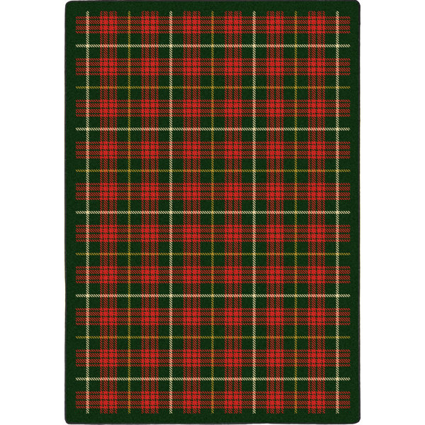 Joy Carpets Whimsy Plaid Tufted Tartan Green Area Rug & Reviews
